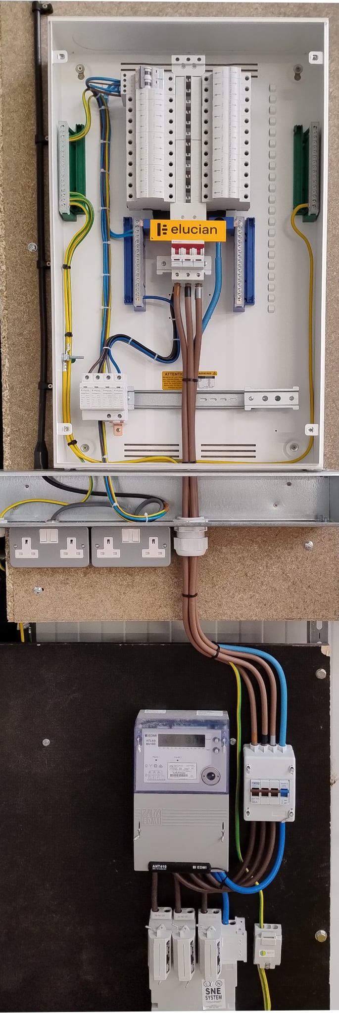 3-Phase Distribution Board installation