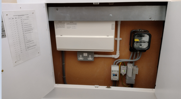 Consumer unit installation move and unit fit