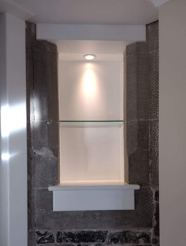 Lighting installation - recessed spotlights